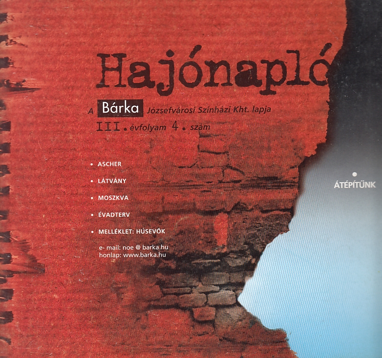 Hajónapló - Bárka 1998/4.