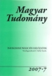Magyar Tudomány 2007/7 - Infokommunikációs hálózatok
