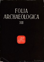 Folia archaeologica XIII.